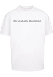 Merchcode T-Shirt New Year Heavy Oversize Tee (1-tlg) Weiß/Creme