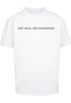 Merchcode T-Shirt New Year Heavy Oversize Tee (1-tlg) Weiß/Creme