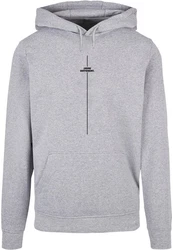 Merchcode Kapuzensweatshirt Think Different Basic Hoody (1-tlg) Hellgrau/Grau
