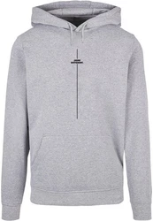 Merchcode Kapuzensweatshirt Think Different Basic Hoody (1-tlg) Hellgrau/Grau