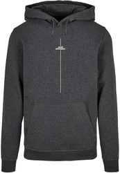 Merchcode Kapuzensweatshirt Think Different Basic Hoody (1-tlg) Dunkelgrau/Hellgrau/Grau