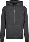 Merchcode Kapuzensweatshirt Think Different Basic Hoody (1-tlg) Dunkelgrau/Hellgrau/Grau