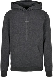 Merchcode Kapuzensweatshirt Think Different Basic Hoody (1-tlg) Dunkelgrau/Hellgrau/Grau