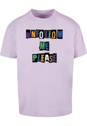 Merchcode T-Shirt Please X Oversize Tee (1-tlg) Lila