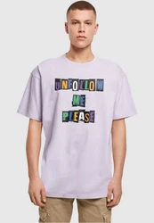 Merchcode T-Shirt Please X Oversize Tee (1-tlg) Lila