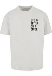 T-Shirt Herren Life Is Better Heavy Oversized Tee (1-tlg)