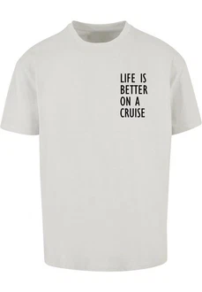 Merchcode T-Shirt Life Is Better Heavy Oversized Tee