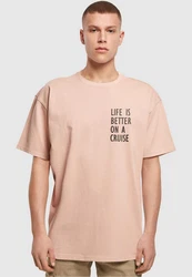 Merchcode T-Shirt Life Is Better Heavy Oversized Tee 