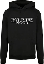 Merchcode Kapuzensweatshirt NITM - Stranger Mood X Basic Hoody Schwarz/Rot