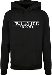 Merchcode Kapuzensweatshirt NITM - Stranger Mood X Basic Hoody Schwarz/Rot