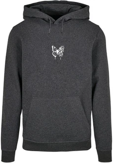Merchcode Kapuzensweatshirt Flowers Bloom Basic Hoody Dunkelgrau/Hellgrau/Grau Merchcode Kapuzensweatshirt Flowers Bloom Basic Hoody Dunkelgrau/Hellgrau/Grau