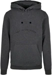 Merchcode Kapuzensweatshirt Herren NITM-Sad Face Basic Hoody Dunkelgrau/Grau/Hellgrau