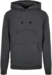 Merchcode Kapuzensweatshirt Herren NITM-Sad Face Basic Hoody Dunkelgrau/Grau/Hellgrau