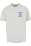 Merchcode T-Shirt Good Vibes Only Heavy Oversized Tee (1-tlg) Grau