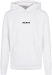 Merchcode Kapuzensweatshirt Believe Front Basic Hoody Weiß/Dunkelblau/Schwarz/Hellblau/Braun