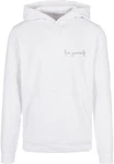 Merchcode Kapuzensweatshirt Love Yourself Basic Hoody Rot/Weiß/Grau