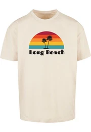 T-Shirt Herren Long Beach Heavy Oversize Tee-BY102 (1-tlg)