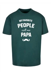 Merchcode T-Shirt Herren Grün/Dunkelgrün