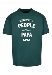 Merchcode T-Shirt Herren Grün/Dunkelgrün