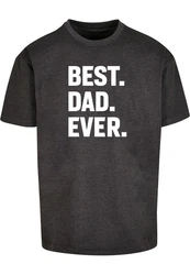 Merchcode T-Shirt Herren Fathers Day Tee (1-tlg) Dunkelgrau/Hellgrau/Grau
