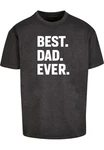 Merchcode T-Shirt Herren Fathers Day Tee (1-tlg) Dunkelgrau/Hellgrau/Grau