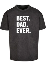 T-Shirt Herren Fathers Day - Best Dad Ever Heavy Oversize Tee (1-tlg)