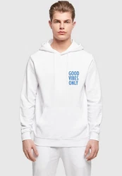 Merchcode Kapuzensweatshirt Good Vibes Only Basic Hoody (1-tlg) Weiß/Creme