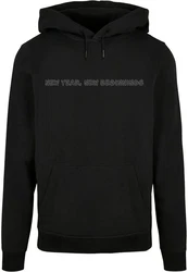 Merchcode New Year Basic Hoody Schwarz