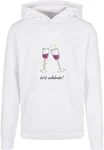 Merchcode Herren Lets Celebrate Basic Hoody (1-tlg) Rot/Lila
