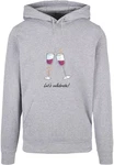 Merchcode Herren Lets Celebrate Basic Hoody (1-tlg) Rot/Lila