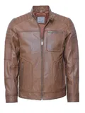 Beige Lederjacken image