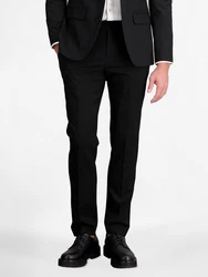 LERROS Baukastenhose Herren Anzughose mit Stretchanteil (Set) Schwarz