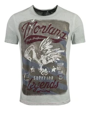 Key Largo T-Shirt Montana USA Biker Print Motiv MT00183