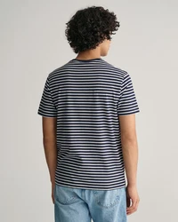 Gant T-Shirt STRIPED T-SHIRT BLAU