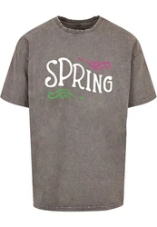 Merchcode T-Shirt Herren Spring Text Oversized Tee 