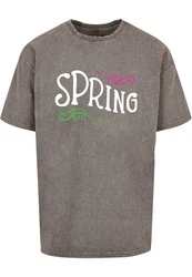 Merchcode T-Shirt Herren Spring Text Oversized Tee 