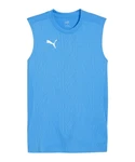 PUMA T-Shirt teamFINAL Tanktop Hellblau/Blau