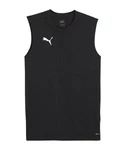 PUMA T-Shirt teamFINAL Tanktop Schwarz/Dunkelgrau/Grau