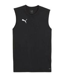 PUMA T-Shirt teamFINAL Tanktop Schwarz/Dunkelgrau/Grau