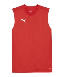 PUMA T-Shirt teamFINAL Tanktop Rot