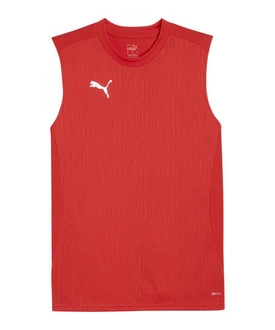 PUMA T-Shirt teamFINAL Tanktop Rot
