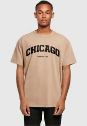 Merchcode T-Shirt Chicago Wording  Beige/Khaki