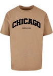 Merchcode T-Shirt Chicago Wording  Beige/Khaki