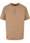 Merchcode T-Shirt Herren Braun/Rosa/Rot