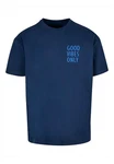 Merchcode T-Shirt Good Vibes Only Heavy Oversized Tee (1-tlg) Dunkelblau/Blau