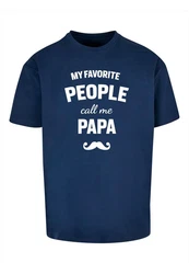 Merchcode T-Shirt Herren Dunkelblau/Blau