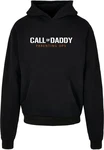 Merchcode Kapuzensweatshirt Herren Fathers Day - Call of Daddy Ultra Heavy Hoody Grau/Schwarz/Rot