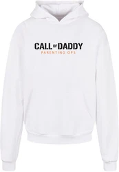 Merchcode Kapuzensweatshirt Herren Fathers Day - Call of Daddy Ultra Heavy Hoody Grau/Rot