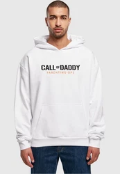 Merchcode Kapuzensweatshirt Herren Fathers Day - Call of Daddy Ultra Heavy Hoody Grau/Rot