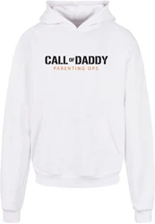 Merchcode Kapuzensweatshirt Herren Fathers Day - Call of Daddy Ultra Heavy Hoody Grau/Rot